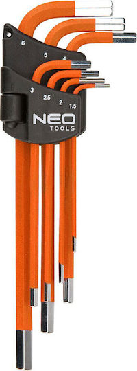 Neo Tools Σετ 7 Κλειδιά Allen σε Σχήμα L