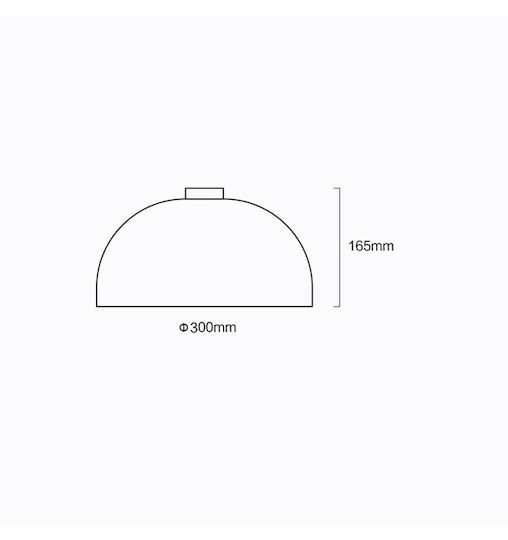 Sun Light Φωτιστικό Καμπάνα 18W Ρυθμιζόμενο Λευκό 1550lm με Ενσωματωμένο LED Μαύρο Ø30xΥ16.5cm
