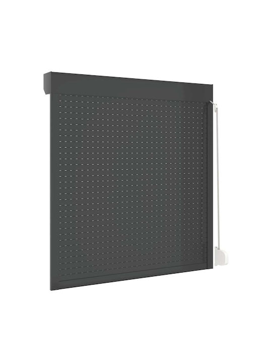 vidaXL Παντζούρι Ρολό Αλουμινίου Π130xΥ140cm
