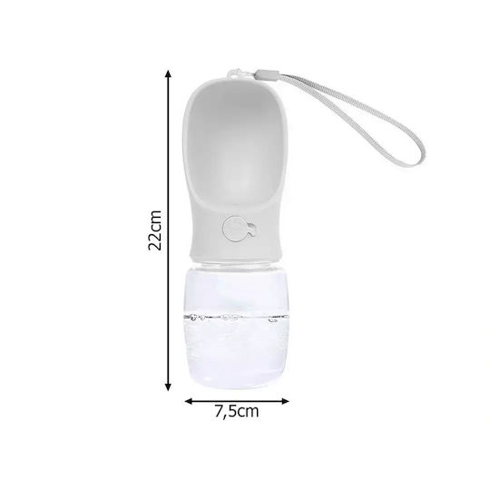 Plastik Futter- & Trinknapf für Hund & Katze 380ml 22x7.5cm