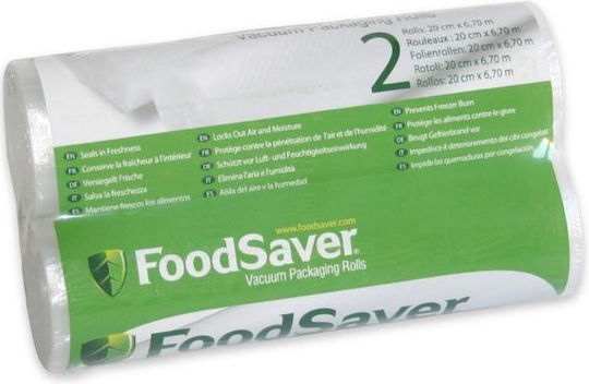 FoodSaver Λείες Σακούλες για Συσκευές Vacuum 200mm x 6m 1 Ρολό