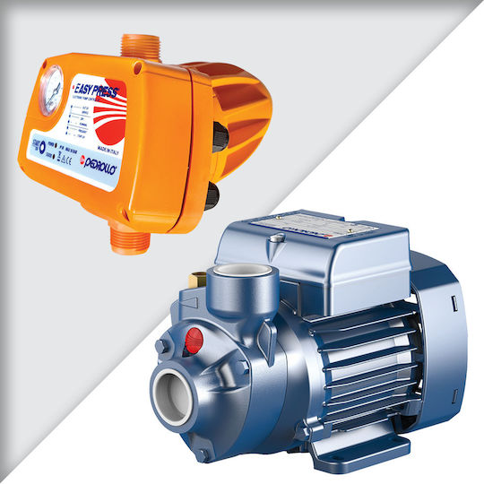 Pedrollo ΜΟΝΤΑΖ PKm 65 + EASY PRESS Single Phase Water Pressure Pump without Container 0.75hp