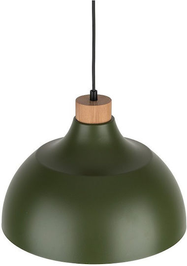 TK Lighting Cap Κρεμαστό Φωτιστικό Μπεζ Καμπάνα με Ντουί E27 34εκ.