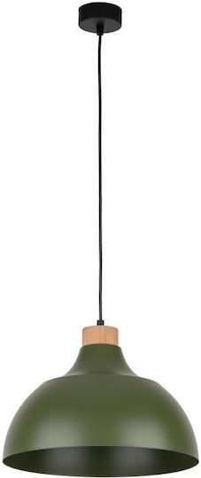 TK Lighting Cap Κρεμαστό Φωτιστικό Μπεζ Καμπάνα με Ντουί E27 34εκ.