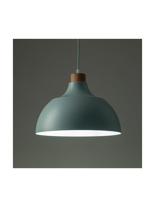 TK Lighting Cap Pendant Light Beige Bell with Socket E27 34cm