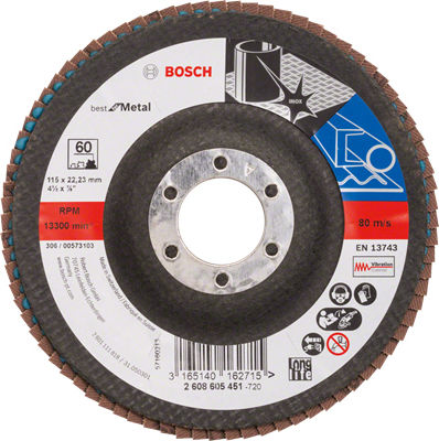 Bosch X-Lock X571 Δίσκος Λείανσης Μετάλλου 125mm