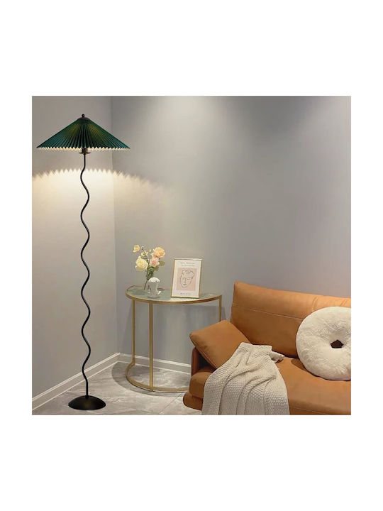 Led7 Floor Lamp H150xW43cm. with Socket for Bulb E27 Green