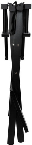 Beautylushh Chair for Makeup with Adjustable Height Black