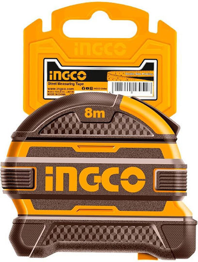 Ingco Tape Measure with Auto-Rewind 25mm x 8m
