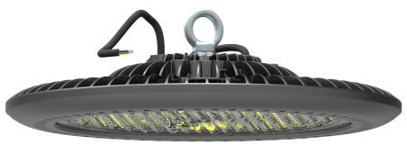 Atman Commercial Bell Light 100W Cool White 12500lm with Built-in LED Black Ø32xH3cm