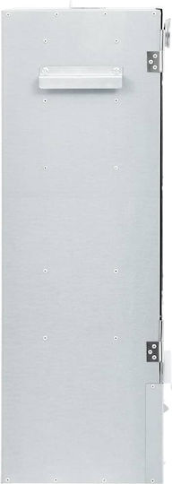 Vidaxl BBQ Smoker Cold Smoke System Galvanized Steel Silver