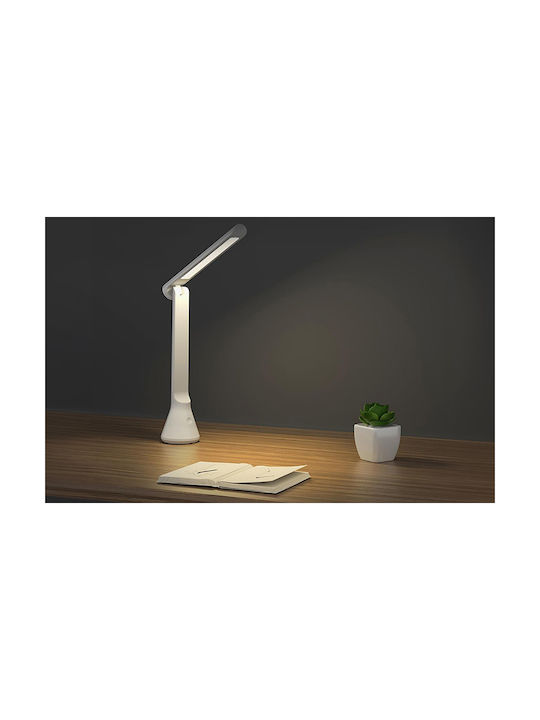 Yeelight Portable Desk Lamp Reîncărcabil LED Lumină de Birou în Culoarea Alb