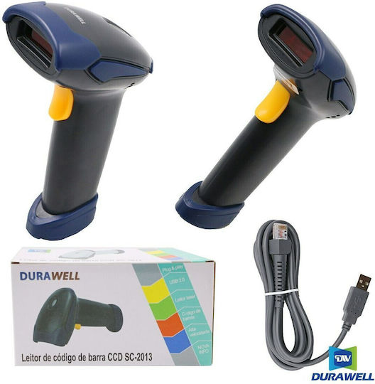 Factory Handheld Scanner Wired with 1D Barcode Reading Capability