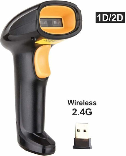 Netum Handheld Scanner Wireless with 2D and QR Barcode Reading Capability