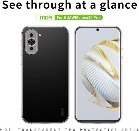 Mofi Ming Series Umschlag Rückseite Silikon Transparent (Huawei Nova 10 Pro - Huawei)