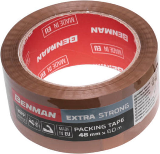 Morris High Tack Silent Brown Silent Packaging Film 50mm x 60m Brown