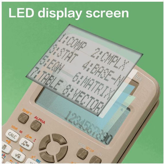 Deli Calculator Scientific in Green Color 1pcs