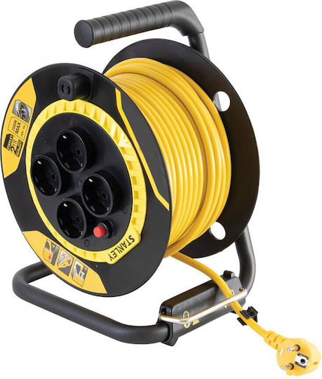 Stanley Ip44 Extension Reel 20 M Length H07rn-f 3g1.5 3200w