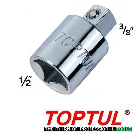 Toptul Αντάπτορας με Υποδοχή 1/2'' και Έξοδο 3/8''