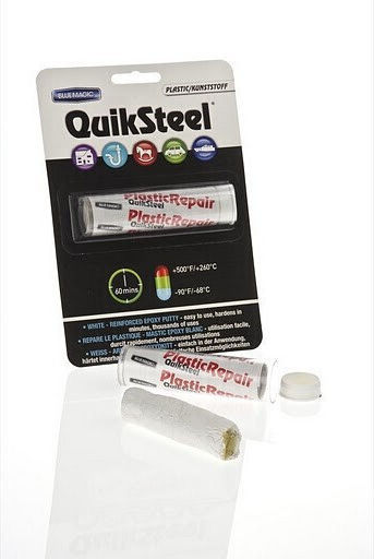 Quiksteel General Purpose Filler Epoxy Plastic Repair White