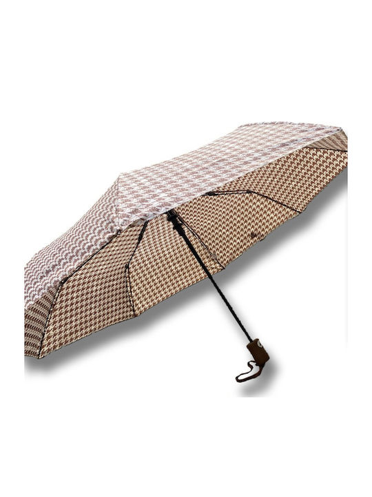 Rain Windproof Automatic Umbrella Compact White