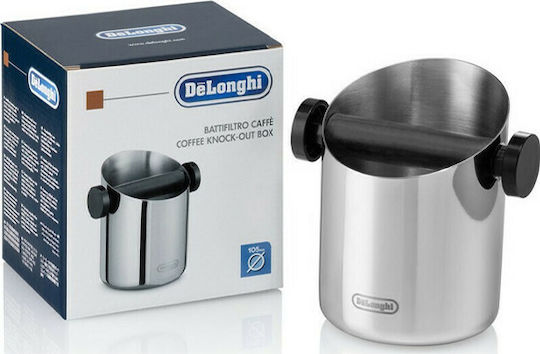 De'Longhi Stainless Steel Knock Box 14.3x11.3x15.8cm