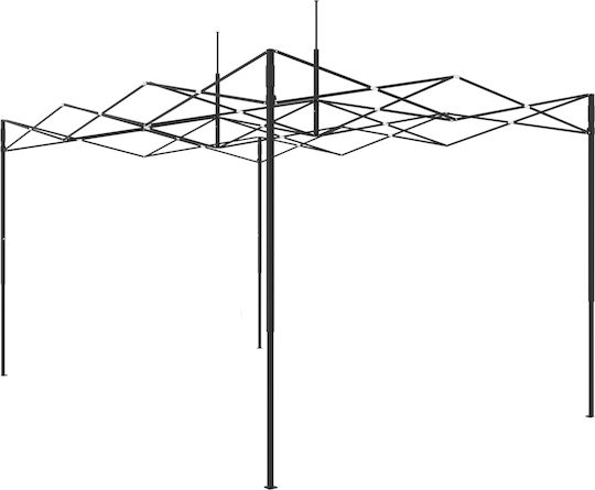 vidaXL 42006644 Greenhouse Pop-Up with Metal Frame 4.3x2.9x3.15m