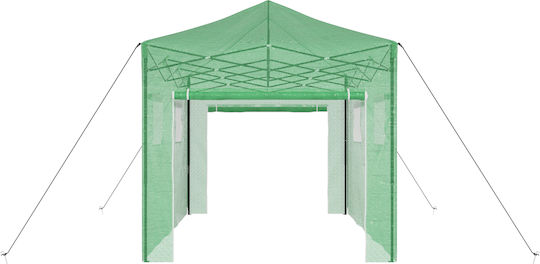 vidaXL 42006642 Seră Casa cu Cadru Metalic 4.1x2.8x3.15m