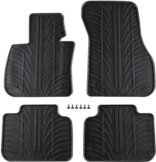 Gledring Set of Front and Rear Mats 4pcs for BMW X1 2015 Black