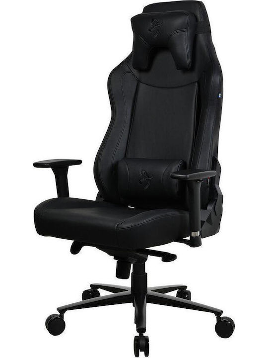 Archos Vernazza XL Artificial Leather Gaming Chair with Adjustable Arms Black