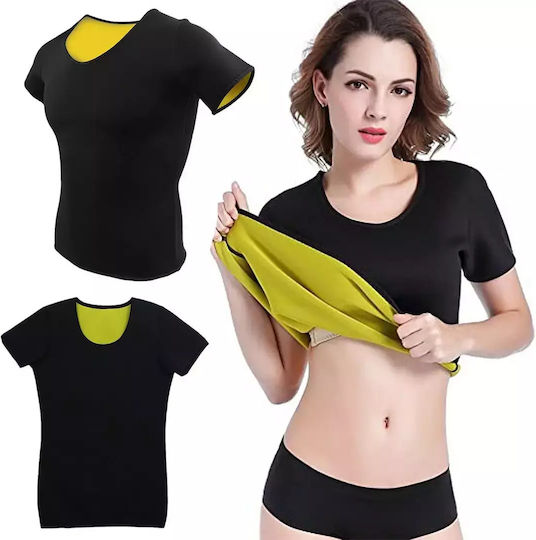 Damen Neopren Fitness Kurzarmshirt Abnehmen – Größe M