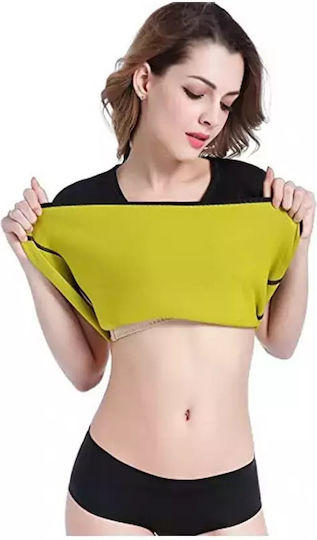 Damen Neopren Fitness Kurzarmshirt Abnehmen – Größe M