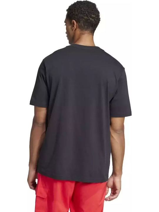 adidas Essentials Linear T-shirt Μαύρο