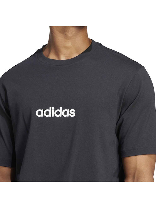 Essentials Linear T-shirt Μαύρο