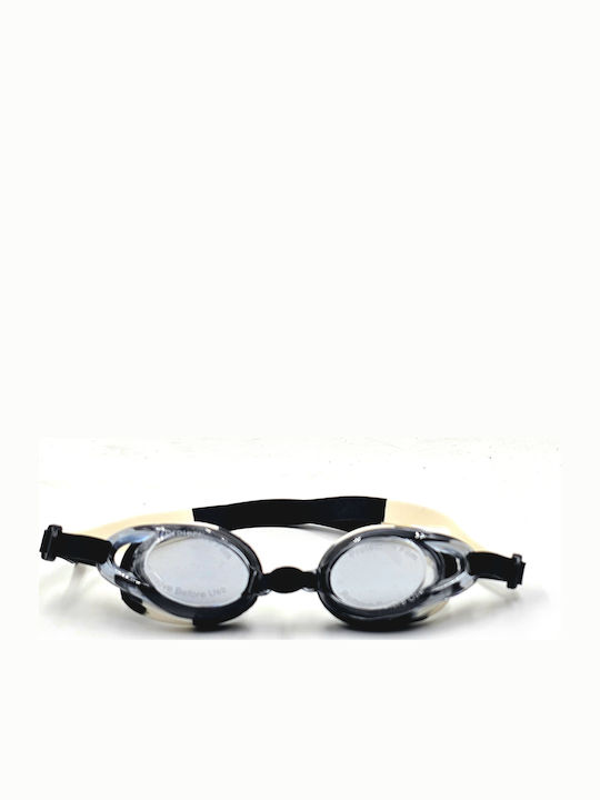 Swimming Goggles Training UV Anti-Fog 9907 01 Black White U