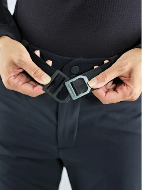 Unisex Ρυθμιζόμενη Herren Gürtel Schwarz