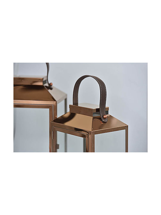 Kaliso Metallic Lantern Bronze 40x25x19cm