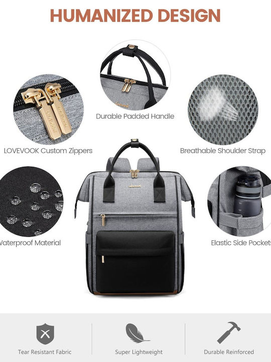 Lovevook Bag Backpack 15.6" gray/black MB2146