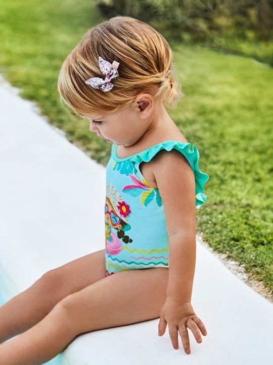 Mayoral Kids Swimwear One-Piece Light Blue