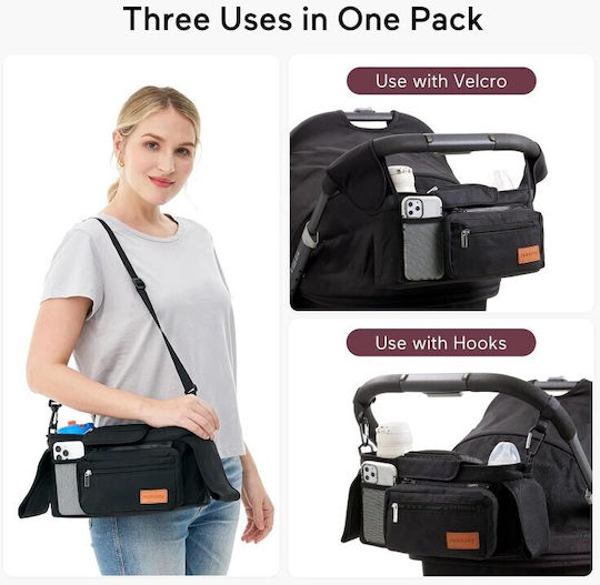 Momcozy Organizator Pentru Cărucior Negru
