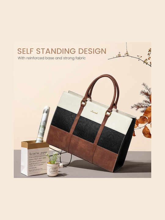 Set Women's Bag Shopper Shoulder Beige