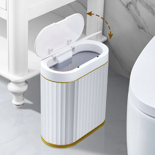 Home Use Plastic Bathroom Basket 7lt White