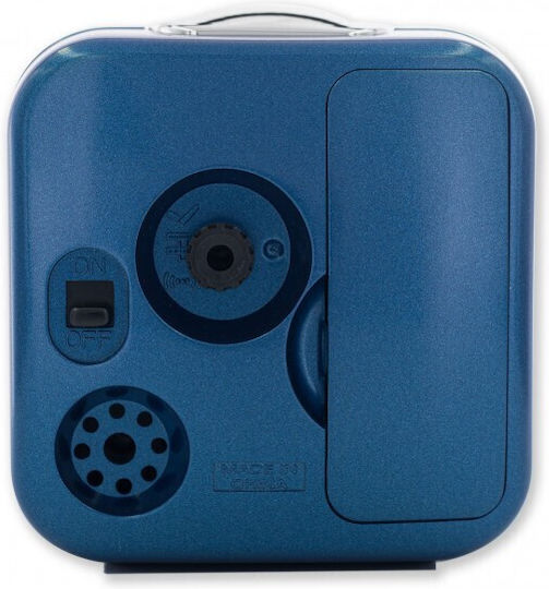 Casio Casio Tabletop Clock with Indicators Plastic with Alarm Clock Blue TQ-142-2EF