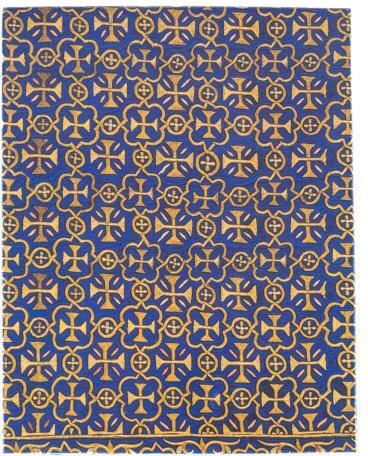 Virgin Mary Pantanassa Artistic Canvas Icon Authentic Product of Vatopedi Monastery Holy Great Monastery Vatopedi 030403000034123 35 X 28 Cm