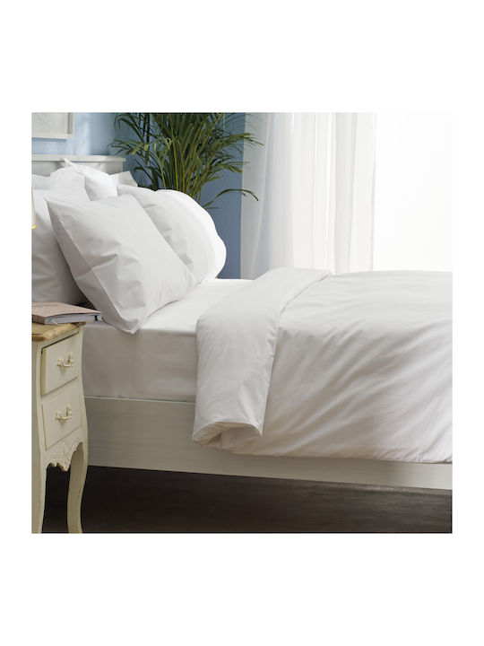 Charalambidis Textiles Duvet Cover Double 200x240 Salonica White