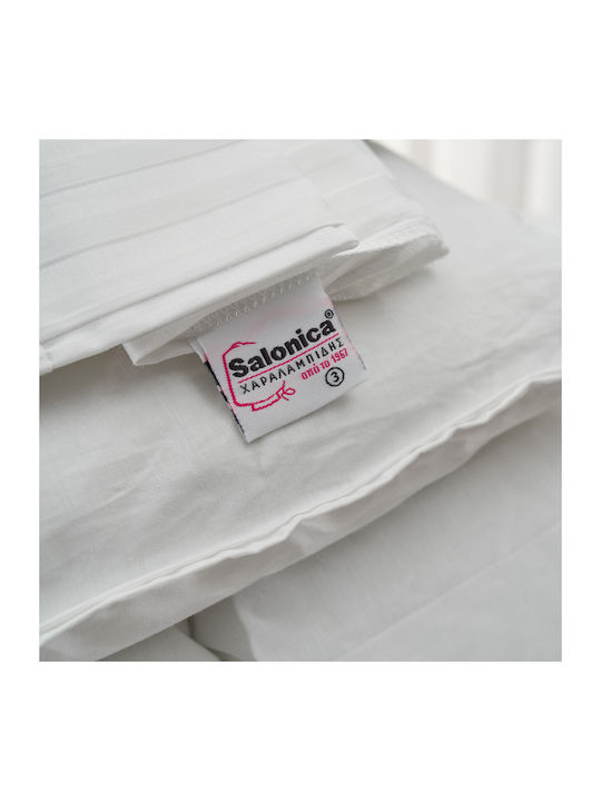 Charalambidis Textiles Duvet Cover Double 200x240 Salonica White
