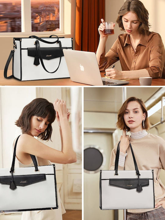 Σετ Γυναικεία Τσάντα Shopper Ώμου Beige/Black