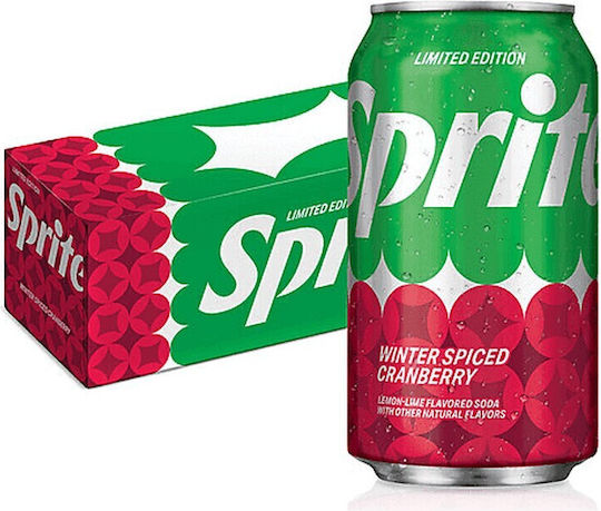 Sprite Winter Spiced Cranberry Usa 355ml