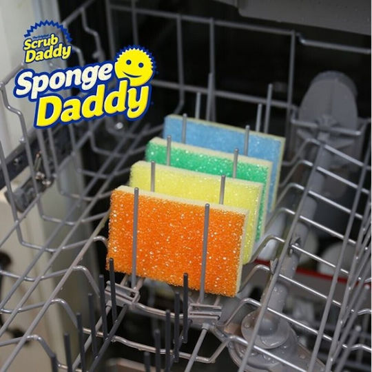 Scrub Daddy Sponge Daddy Σετ Σφουγγάρια Πιάτων Πολύχρωμα 4τμχ