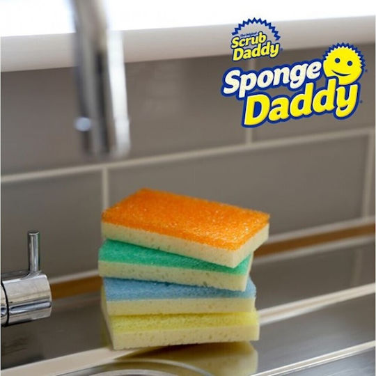 Scrub Daddy Sponge Daddy Σετ Σφουγγάρια Πιάτων Πολύχρωμα 4τμχ